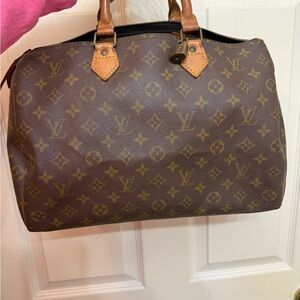 Louis Vuitton Brown Monogram Handbag